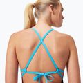 Costum de baie dintr-un element Speedo Allover Digital Tie Back black/matcha green/siren red 8