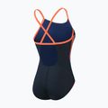Costum de baie întreg pentru femei Speedo Allover Fixed Crossback true navy/siren red/punch blue 2