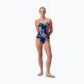 Costum de baie întreg pentru femei Speedo Allover Fixed Crossback true navy/siren red/punch blue 6