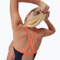 Costum de baie întreg pentru femei Speedo Allover Fixed Crossback true navy/siren red/punch blue 10