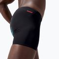 Boxeri de înot pentru bărbați Speedo HyperBoom V-Cut Aquashort black/picton blue/siren red 10