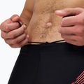 Boxeri de înot pentru bărbați Speedo Medley Logo Aquashort black/siren red 10