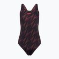 Costum de baie dintr-un element Speedo HyperBoom Allover Medalist black/plum dandy/siren red