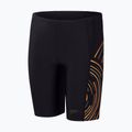 Jammer de înot pentru copii Speedo Plastisol Placement Jammer black/nectarine/country green