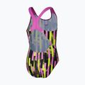 Costum de baie dintr-un element pentru copii Speedo Digital Allover Splashback black/kiki pink/lemon drizzle 2