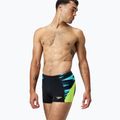 Boxeri de înot pentru bărbați Speedo Endurance+ MAX Splice Aquashort black/hyper yellow 3