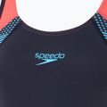 Costum de baie dintr-o piesă pentru femei Speedo Placement Laneback zoom boom placement/true navy 3