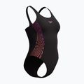 Costum de baie întreg pentru femei Speedo Placement Muscleback neon violet 4