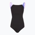 Costum de baie întreg pentru femei Speedo Shaping LunaLustre Printed neon violet