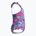 Costum de baie dintr-o piesă pentru copii Speedo Learn To Swim Printed Frill Thinstrap neon violet 4