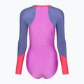 Costum de baie dintr-o piesă pentru femei Speedo Colour Block neon violet 2