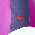 Costum de baie dintr-o piesă pentru femei Speedo Colour Block neon violet 3
