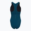 Costum de baie întreg pentru femei Speedo Racer Zip with Built in Swim Bra dark teal 2