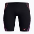 Jammere de înot pentru bărbați Speedo Duo Logo Print Mid Jammer black/coral sands/neon violet 5