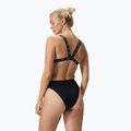 Costum de înot din două piese pentru femei Speedo Solid Logo Elastic High Waist Bottom speedo black 7