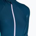 Costum de înot dintr-o piesă pentru femei Speedo Zip Colorblock dark teal 3