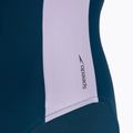 Costum de înot dintr-o piesă pentru femei Speedo Zip Colorblock dark teal 4