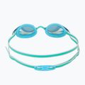 Ochelari de înot pentru femei Speedo Vanquisher 3.0 Mirrored bachelor button/celeste/gold mirror 4