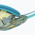Ochelari de înot pentru femei Speedo Vanquisher 3.0 Mirrored bachelor button/celeste/gold mirror 4