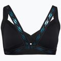 Partea de sus a costumului de înot Speedo Solid Logo Elastic Cross Front Top anthracite 2