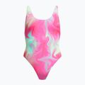 Costum de baie întreg pentru femei Speedo Flu3nte Printed Convertible coral sands