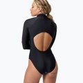 Costum de înot dintr-o piesă pentru femei Speedo Printed LS Zip One Piece rapture glow/dark teal 5
