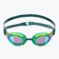 Ochelari de înot Speedo Fastskin Hyper Elite Mirror hyper yellow/steel/emerald mirror 2