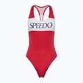 Costum de înot dintr-o piesă pentru femei Speedo Colourblock Racerback high risk red