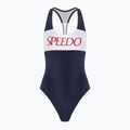 Costum de înot dintr-o piesă pentru femei Speedo Colourblock Racerback peacoat