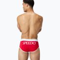 Pantaloni scurți de baie pentru bărbați Speedo Jetstream Retro Logo Brief high risk red 3
