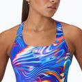 Costum de baie întreg pentru femei Speedo Placement Digital Powerback molten blend/cobalt pop 5