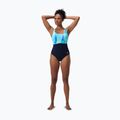 Costum de baie întreg pentru femei Speedo Shaping Contour Eclipse Printed true navy/berry 6
