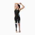 Costum de start pentru femei Speedo Fastskin LZR Pure Intent 2.0 Closedback Kneeskin black / molten blur / hyper yellow / mainline 2