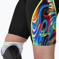 Costum de start pentru femei Speedo Fastskin LZR Pure Intent 2.0 Closedback Kneeskin black / molten blur / hyper yellow / mainline 7