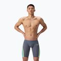 Jammeri de înot pentru bărbați Speedo Fastskin LZR Intent 2.0 Jammer gri lead/acadia blue/hyper yellow