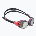 Ochelari de înot pentru femei Speedo Biofuse 2.0 Mirror vintage fog / steel / silver mirror