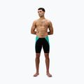 Jammeri de înot pentru bărbați Speedo Endurance+ MAX Splice Jammer negru/gem turcoaz 2