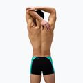 Boxeri de înot pentru bărbați Speedo Endurance+ MAX Splice Aquashort negru/gem turcoaz 3