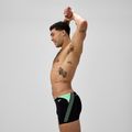 Boxeri de înot pentru bărbați Speedo Hyper Boom Splice negru/verde alfalfa 4