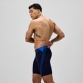 Jamere de înot pentru bărbați Speedo Hyper Boom Splice gri plombă/coral neon 4