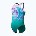 Costum de baie întreg pentru copii Speedo Printed Pulseback turquoise gem 3