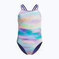 Costum de baie întreg pentru copii Speedo Printed Twinstrap purple fog