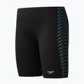 Jammere de înot pentru copii Speedo Plastisol Placement Jammer black/alfalfa green 3