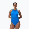 Costum de baie întreg pentru femei Speedo Racer Zip with Built in Swim Bra lagoon blue