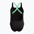Costum de baie întreg pentru copii Speedo Allover Pwerbackback black/alfalfa green 2