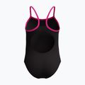 Costum de baie întreg pentru copii Speedo Platisol Placement Thinstrap Muscleback flare roz 2
