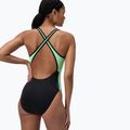 Costum de baie întreg pentru femei Speedo High Neck Splice Cross Back turquoise gem 3