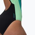 Costum de baie întreg pentru femei Speedo High Neck Splice Cross Back turquoise gem 7