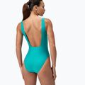Costum de baie întreg pentru femei Speedo Logo Square Back turquoise gem 3