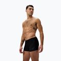 Boxeri de înot pentru bărbați Speedo Medley Logo Aquashort negru/gri plumb 4